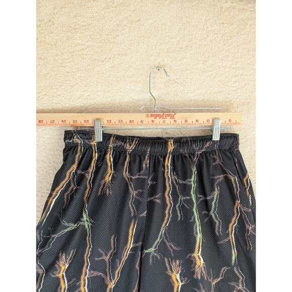 Nike Team Shorts Mens Medium Reversible Lightnight Black Gray Mesh Lined NO TAG - Picture 5 of 15